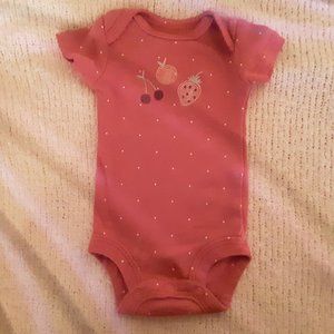 Carters fruits baby girl onsie